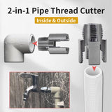 Woyuosn Dual Function Pipe Threader for 1/2″ & 3/4″