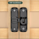 Multi-Angle Sliding Door Lock