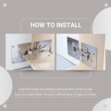 HingeSaver Stainless Steel Cabinet Hinge Repair Kit