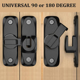 Multi-Angle Sliding Door Lock