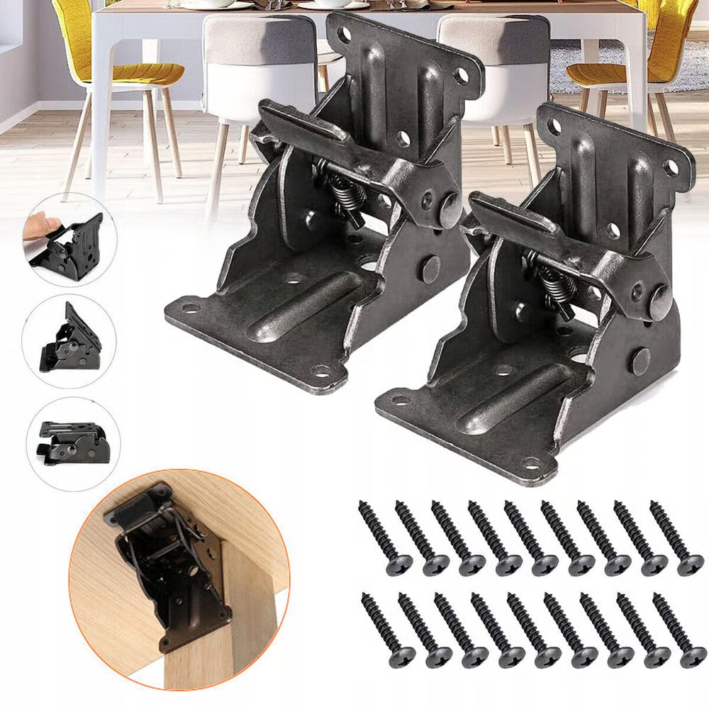 Woyuosn Self-Locking Folding Hinges for Furniture Support
