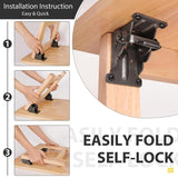 Woyuosn Self-Locking Folding Hinges for Furniture Support