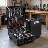 BOURVILL 899-Piece Tool Kit with Rolling Case — Chrome Vanadium Steel