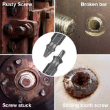 Universal Screw Extractor Set with Dual-Ended Bits