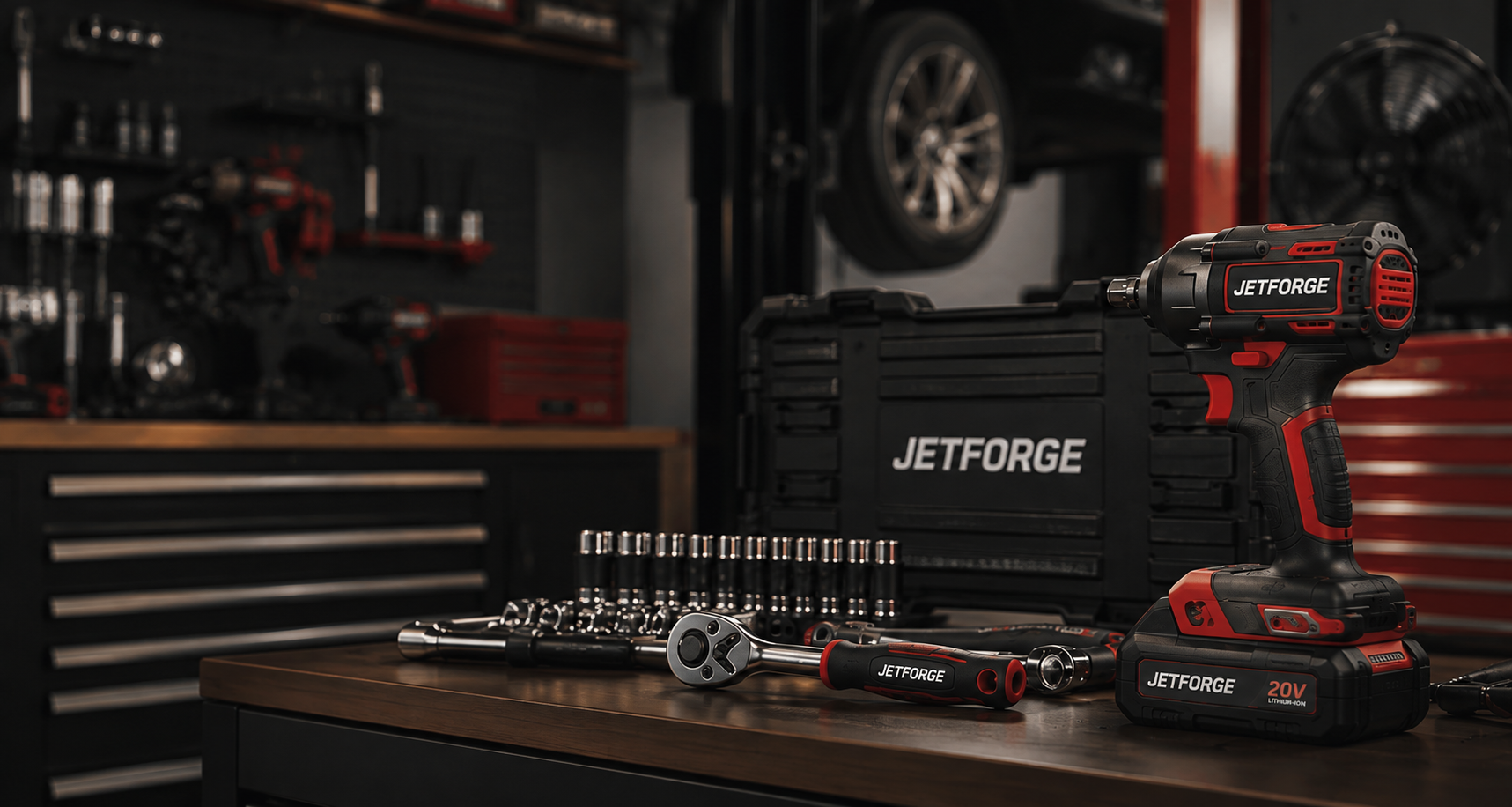 JetForge power tools and workshop equipment